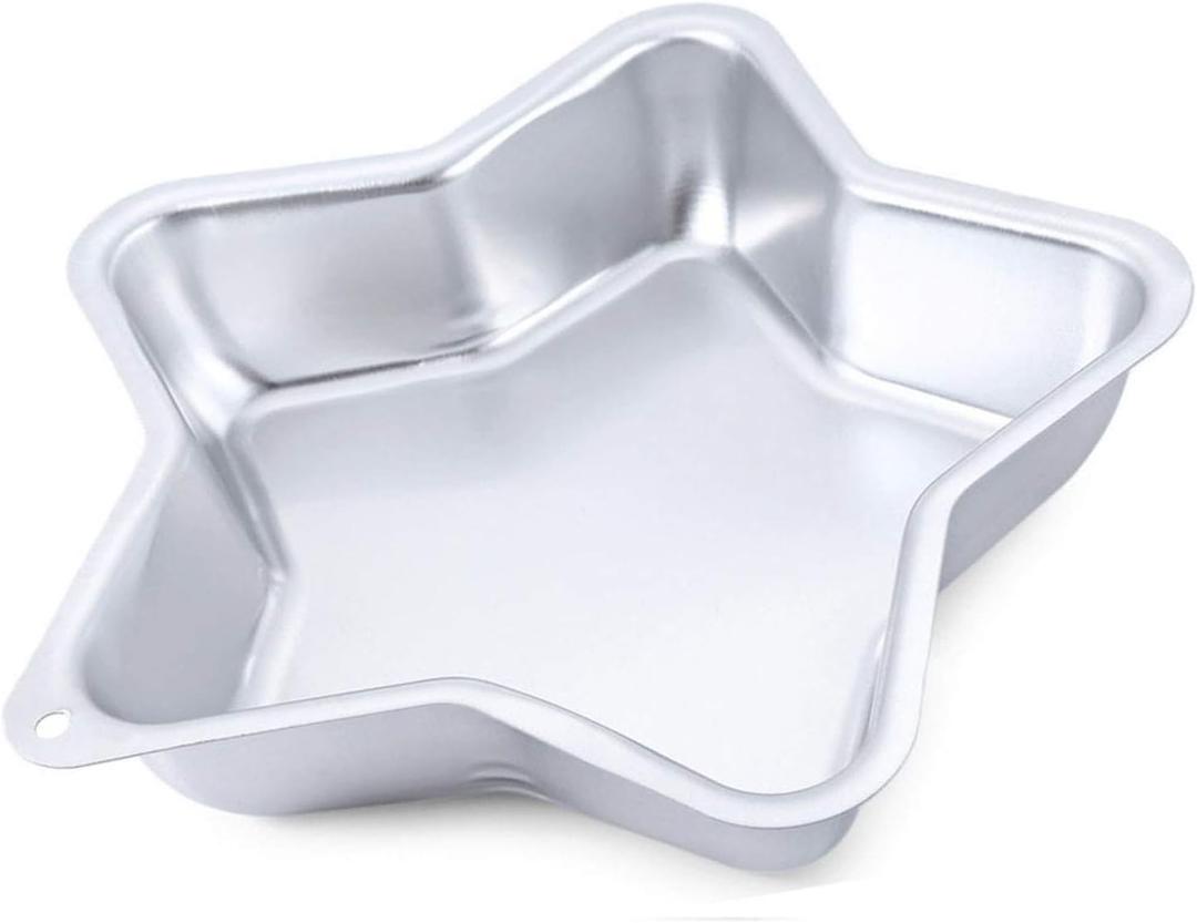 8.5 Inch Five-pointed Star Pentagram Shaped Aluminum 3D Baking Mould Cake Mold Tin Birthday Cake Pan - Star