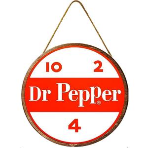 Retro Metal tin Sign Dr Pepper 10-2-4 Sign Funny Home Cave Garage bar Wall Decoration Vintage Metal Sign 12 x 12 inch