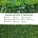 ODTORY Artificial Boxwood Roll Panel 80X120 in (67 sqft) Greenery Backdrop