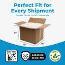 MagicWater Packing Peanuts for Shipping - Void Filler Cushion - 3.5 Cu Ft