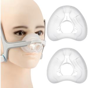 Replacement AirFit N20 Nasal Cushion (2 Packs) - Reliable Seal, Softer Wear and Durable Supplies for Air-Fit N20 - Enhance Sleep Quality with Snug Fit on Original Frame (Medium)