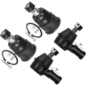 SCITOO 4pcs Front Suspension Kit Outer Tie Rod End Lower Ball Joint Fit 2003-2011 For Honda Element