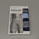 Tommy John Men's Essential Cool Cotton Stretch Boxer Brief Underwear - 6" 3-Pack, Breathable, Moisture-Wicking, Support Pouch