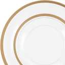 Contrast Clear/Gold Rim Combo 7+10" Case of 128 (4 packs x 32)
