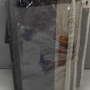 2 Pack Shoe Organizer for Closet, Adjustable Shoe Box Storage Containers, Large Foldable Shoe Bins with Clear Cover, Space Saving Shoes Holder with 4 Handles, Fits 16-32 Pairs, Beige