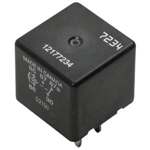 12177234 7234 12VDC Relay 40A 5Pin Quick Connect SPDT Automotive Power Relay Compatible with 12193602 3602 15328865 5810-0201 96263403 with Resistor