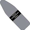 Ironing Board Cover and Pad, Standard Size 15x54, Thickening Padding, Elastic Edge, Resist Scorching and Staining, Adjustable Fastener, Heavy Duty Padded Iron Board Cover (Grey) (Gray)