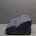 Foot Rest for Under Desk at Work.Multifunctional 3-Tier Foot Stool,with Washable Footrest.for Under Desk,Office Chair Gaming Chair & Sofa,Leg Elevation Pillow,Supports Posture-Light Blue