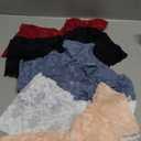 Take Talk Sexy Lace Underwear Panties Lingerie Gift for Women Wife 5 Pack Soft Cheeky Boy shorts Plus Size Underwear Women,XL