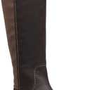 Clarks Women's Opal Glow Knee High Boot (5, Dark Brown Leather)