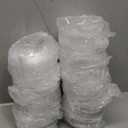 Tanlade 36 Pack Clear Plastic Bowls for Party Acrylic Salad Mixing Bowls Serving Bowls 10 oz Party Bowls Chip Containers Punch Bowl for Candy Dish Food Snack Fruit Entertaining Eating, Flower Shape