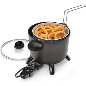 Presto 06006 Kitchen Kettle Multi-Cooker, Steamer, Deep Fryer, Black