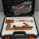 VEVOR 34 Pcs Pocket Hole Jig Kit, Adjustable Versatile Pocket Hole Jig with Toolbox,11" C-clamp, Fixture, Step Drills, Wrenches, Drill Stop Rings, Square Drive Bits-Gifts for Him (Ultra)