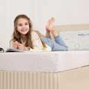 MLILY Twin Mattress in a Box, 6 inch Mattresses for Kids Bed Single Size Daybed Individual Bunk, Memory Foam Medium Firm