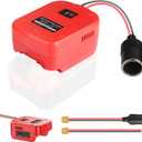 20V to 12V Step-Down Converter for V20 Craftsman 20V Battery for Power Adapter Wheel, DC 12V 10A 120W Buck Converter Regulator for Golf Cart RC Car Truck Light & DIY
