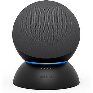 Mission Battery Base For Amazon Echo DOT (4th Gen) - MC95B BLACK - NEW SEALED