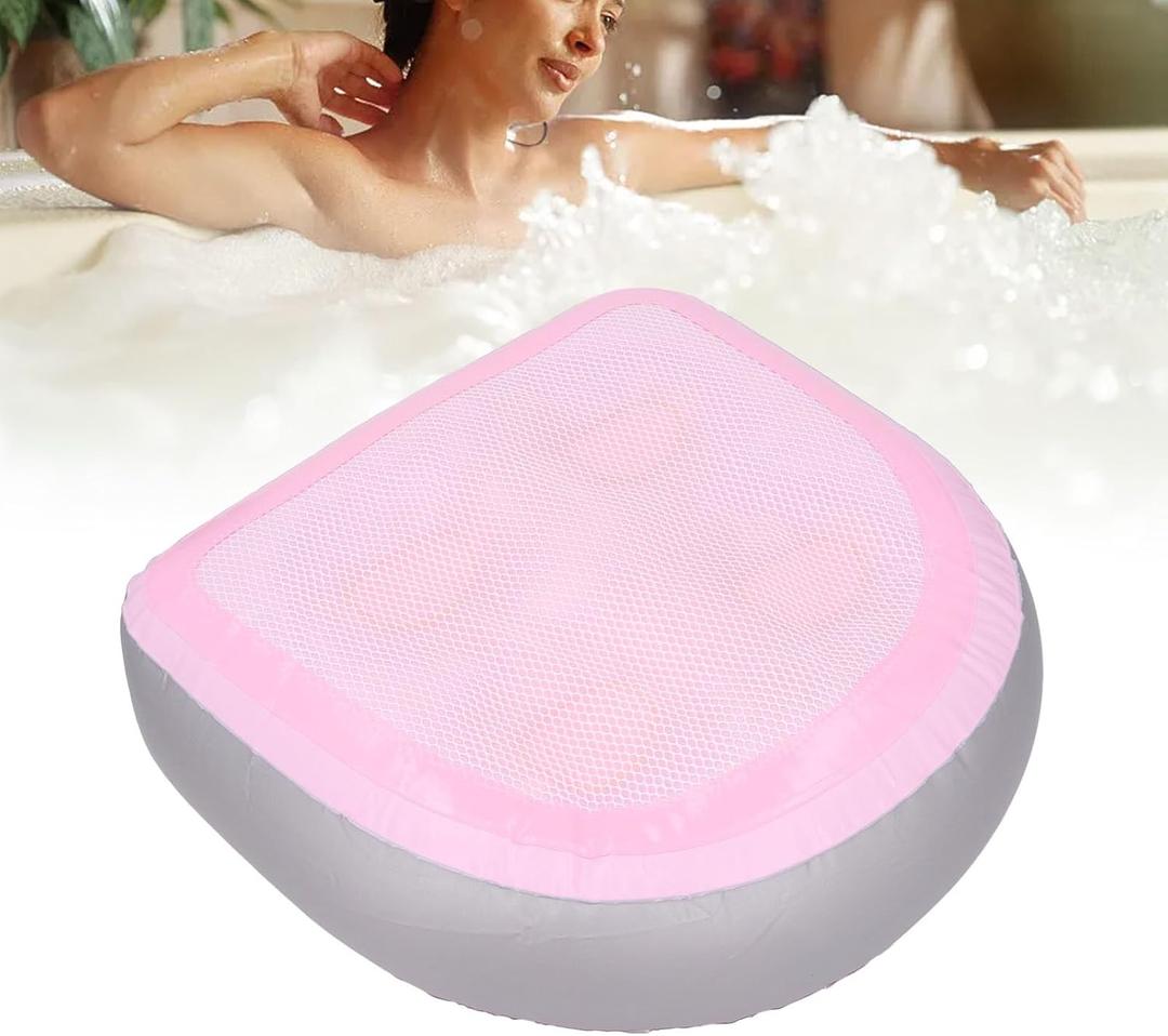 Hot Tub Booster Seat Blow Up Hot Tub Floor Seats Non Slip Supportive Booster Soft Inflatable Massage Cushion Seat for Hot Tub (Roseate) Hot Tub Booster Seat Blow Up Hot Tub Floor Seats Non Slip Supportive Booster Soft Inflatable Massage Cushion Seat for Hot Tub (Roseate)