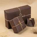 RUSPEPA 30"x 393"(32.8') Chocolate Brown Kraft Wrapping Paper Large Jumbo Roll, Recyclable Art Gift Wrap Paper for Gift Wrapping, Table Covering, Craft Supplies, Bouquet Flower, Bulletin Board, 80GSM