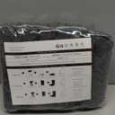 Dining Chair Covers, Jacquard Stretch Kitchen Chair Covers, Dining Room Chair Cover Set of 4, Detachable Washable Chair Covers, Chair Slipcovers, for Home, Restaurant, Banquet (Rice Flower, Grey)