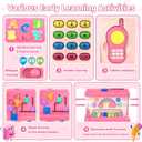 Toys for 1 Year Old Girl Gifts, 12-in-1 Bilingual Musical Learning House, Small