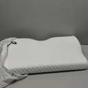 Derila Cervical Queen Size Pillow for Sleeping - Support Pillow for Side, Back, Stomach Sleepers - Contour Best Bed Pillows for Sleeping (1 Pillow | White)