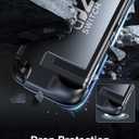 STARTRC GAMES Dockable Case for Nintendo Switch 2 2025, Clear PC Protective Cover for Switch 2 Console, Hard TPU Grip Case with 4 Thumb Grip Caps for Joy-Con Controller