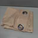 NICETOWN Taupe Sheer Curtains 90 inches Long, Grommet Airy & Elegant Light Filtering Soft Sheer Lightweight Window Treatment for Bedroom/Living Room, W54 x L90, 2 Panels