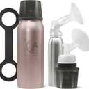 CERES CHILL OG Breastmilk Chiller & Warmer  1234oz Portable Breast Milk Cooler, Storage & Baby Bottle for Travel, Work or On-The-Go  Pump Compatible Container  La Vie En Rose Gold