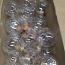 36 Pcs Spherical Plastic Potion Bottles - 3.4 Oz Sand Art Ball Bottle Set with Corks and Tags for DIY Crafts, Wedding Party Favor & Decorative Gifts