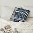 Father Gifts, Dad's Birthday Gifts Pillow Case 18"X18", Funny Dad Gift from Daughter Son, Father's Day Pillowcover, Best Dad Ever Gift Throw Pillow Cover