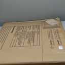 Fairy Baby 71.7"-81.1" Extra Wide Baby Gate with Door, Long Dog Gate for The House Doorway Stairs, Pressure Mounted Safety Gate for Child Kid, Auto Close Metal Pet Barrier with Arch Design, White