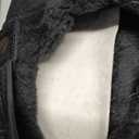 Besroad Women's Men's Fluffy Winter Warm Wide House Summer Slippers Lightweight Fuzzy Bedroom Fur Slippers New All Black 13 Women/ 12 Men