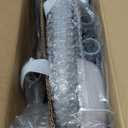 HOMLAND Raised Toilet Seat with Handles, Toilet Seat Riser for Seniors with Adjustable Height & Width, FSA HSA Eligible 400lb Handicap Elevated Toilet Seat for Elderly, Pregnant, Fit Any Toilet (Grey)