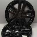 TangMiGe 4-Pack Wheel Skins Compatible with Ford Explorer 2011-2017, 18 inch 18", Hubcap Wheel Cover, Compare Your Wheel Shape & Size Carefully (Black Color)