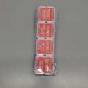 Pack of 4 L LIKED 200 Raffle Tickets, 50/50 Double Roll Tickets for Event, Raffles, Carnival, Door Prizes and Class Reward (Red)