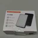 120 LED Selfie Light for iPhone, Portable Phone Light with Clip & Camera Tripod Adapter - 5000mAh Rechargeable, 3 Lighting Modes, CRI 97+ for Video Recording, TikTok, Tripod Mount Rings (Black)