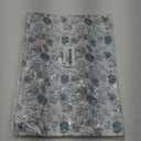 Bolsome 100 Sheets Fall Pumpkin Tissue Paper for Gift Wrapping Blue White Pumpkin Leaves Printed Art Tissue Paper for Thanksgiving Day Harvest Autumn Holidays DIY Craft, 19.7 x 13.8 Inch