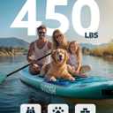 SLOOSH Inflatable Stand Up Paddle Board, 10'6" Paddle Boards with Premium Accessories, Non-Slip EVA Deck, Ultra-Light Carry Bag Pump, Ripple SUP for Youth & Adults of All Skill Levels
