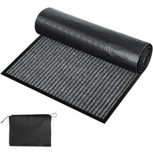 ToLanbbt 2' x 3' Front Door Mat Extra Large Commercial Industrial Rug Heavy Duty Outdoor Indoor Entryway Doormat Low Profile Welcome Entry Door Mat Non Slip Backing for Entrance Home Office, Gray (W2' L3' ( 0.6m 0.9m ))