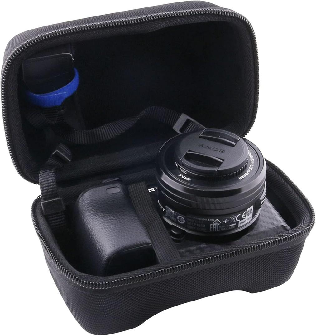 Hard Carrying Case Compatible with Sony Alpha a6700/a6000/a6400/a6600/a6100/a5100 Fit 16-50mm Lens Camera case