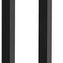 Matte Black Square Barn Door Handles 12"/24"/36"/48"/59'', Pull Push Long French Door Handle Double Sided, Large Front Exterior Shower Door Pull Handles