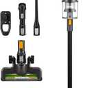 Eureka RapidClean Pro Cordless Vacuum Cleaner for Hard Floors, Lightweight Stick Vacuum LED Headlights, Convenient Stick and Handheld Vac, Green, NEC285GR