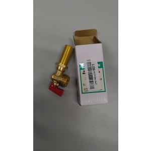 Eastman Brass Outlet Box Red Handle Washing Machine Valve, 1/2 Inch MIP x 3/4 Inch MHT, Quarter Turn Ball Valve, Hot Water Applications, 60280