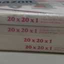 Colorfil 20x20x1 Air Filter (4-Pack) | Made in the USA | Color Changing | Remove Cat and Dog Odor | MERV 8 for Pet Hair Dander and Dust | 19.5"x19.5"x0.75" Exact Size