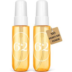 3 x 2 Packs Empty Travel Size Toiletries Bottles Compatible with Sol de Janeiro 62 Perfume, 1 OZ TSA Approved Leak-Proof Refillable Containers, Refillable for 3 OZ & 8.1 OZ, Essentials, Only Bottles