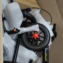 All Terrain Steerable Knee Scooter Crutch AlternativeDeluxe Medical Scooter Double Handbrake,for Adults Injured Ankle & Foot Recovery Scooter in Black