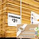 3/4" x 500' Woven Cord Strapping Kit, Woven Cord Banding Packaging Strapping Roll and 100 Pack Metal Wire Buckles, 2400 Lbs Break Strength