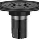 Shower Drain Floor Drain Backflow Preventer - Magnetic Closure Valve Variable Diameter Gasket 304 Stainless Steel Odor-Resistant Shower Drain Plugfor 1.77''-3.5''ID Pipes (2.55" Deep)