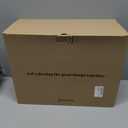 Acrylic Stackable Bakery Case Kitchen Pastry Container Display, Organizer Storage Holder Stand for Bagels, Bread and Muffins with A Hinged, Slanted Door