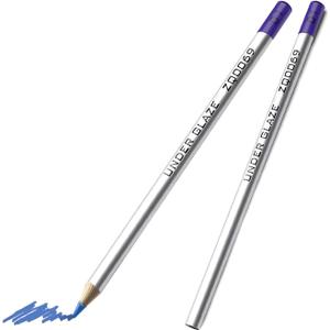 Underglaze Pencils, (Gam Blue, 2ps) Underglaze Pencils for Pottery. Black Underglaze Pencil Precision Underglaze Pencil for Pottery